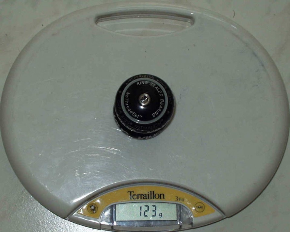 Chris King No Threadset 2004 : 123gr