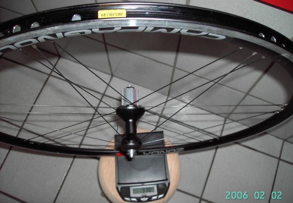 Campagnolo Zonda G3 2005 : 930gr