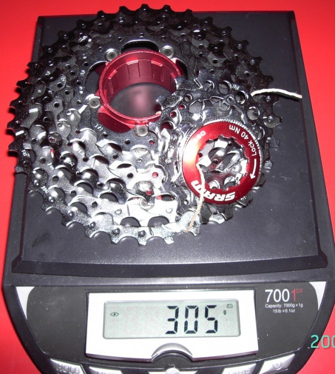 Sram PG 990 2006 : 305gr