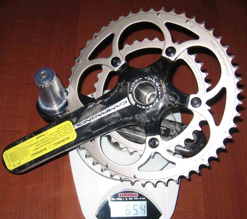 Campagnolo Record 2007 : 654gr