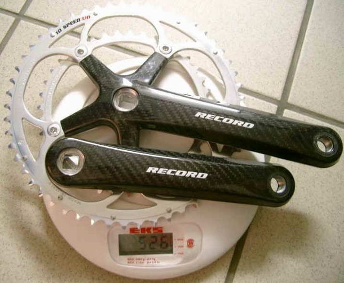 Campagnolo Record carbone 2003 : 526gr