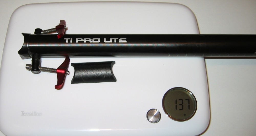 KCNC Pro Lite Ti 2007 : 137gr