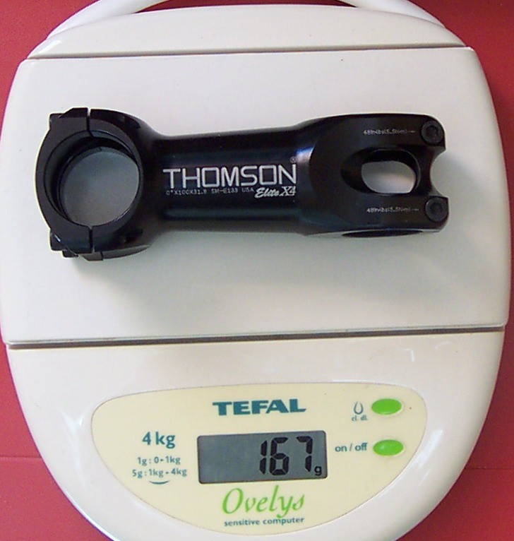 Thomson X4 2007 : 167gr