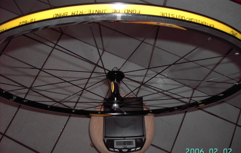 Mavic Ksyrium Equipe 2005 : 870gr