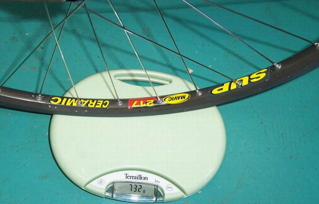 Mavic 217 céramique / Specialized St 2004 : 732gr