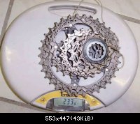 Shimano XTR M952 1999 : 233gr