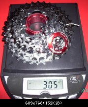 Sram PG 990 2006 : 305gr