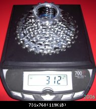 Campagnolo Centaur 2005 : 312gr