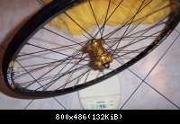 Mavic X819 Disc / Hope Pro2 2006 : 938gr