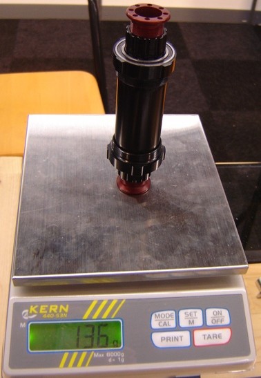 M5 Alu 2008 : 136gr