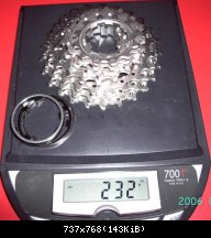 Shimano Ultegra 6600 2006 : 232gr