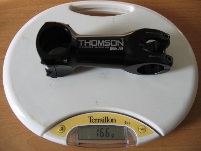 Thomson X4 2005 : 166gr