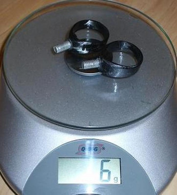 BTP Collier de poignées carbon 2007 : 6gr