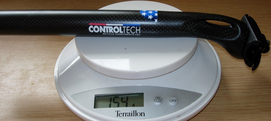 Control tech Ipost carbone 2007 : 154gr