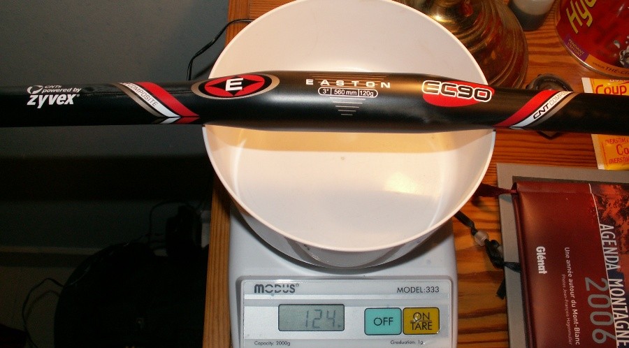 Easton EC90 SL CNT 2007 : 124gr