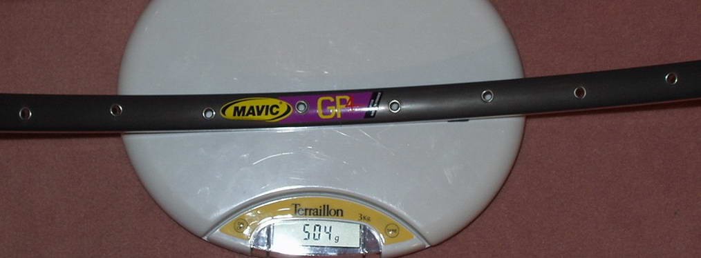 Mavic GP4 1997 : 504gr