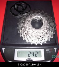 Shimano Ultegra 6600 2006 : 242gr