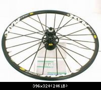 Mavic Crossmax disque 2001 : 945gr